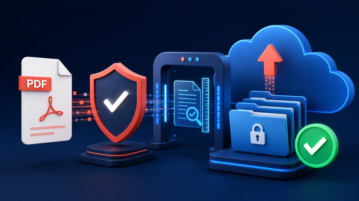 Technical illustration for Upload and Serve Files with Laravel
